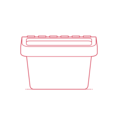 Objects Kitchen Trash Cans Ikea Sortera Recycling Bin Medium Line Art Svg Vector, Free Vectors File